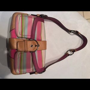 Coach multi-color shoulder bag